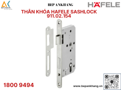 Thân khóa Hafele SASHLOCK - Màu đồng bóng PVD - 911.02.154